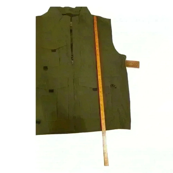 Men's XL Utility Vest Green Quick Dry Outdoor Fishing Hiking - Picture 5 of 11